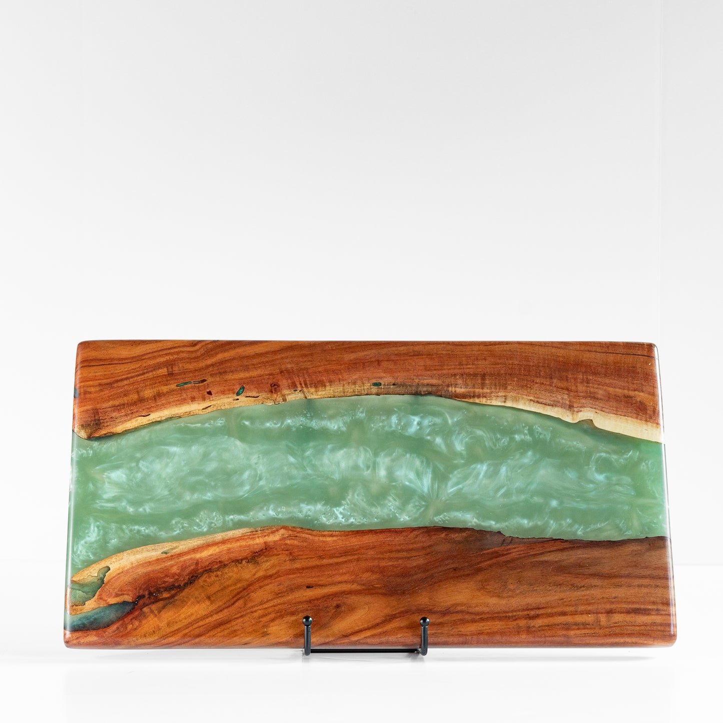 Carob Wood Charcuterie Board - Green