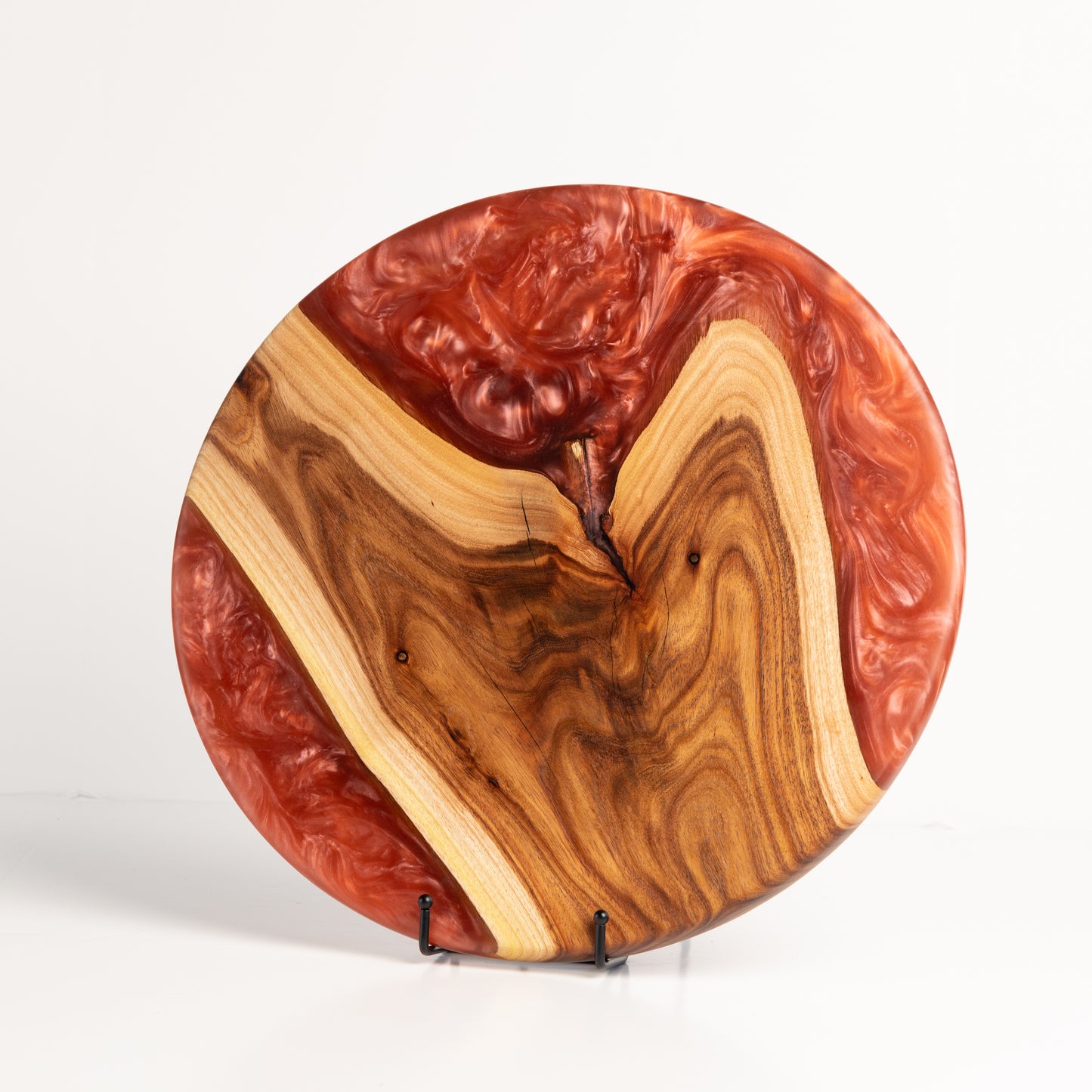 Willow Acacia Lazy Susan - Merlot