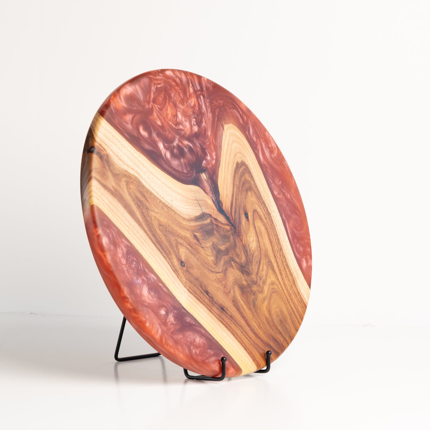 Willow Acacia Lazy Susan - Merlot