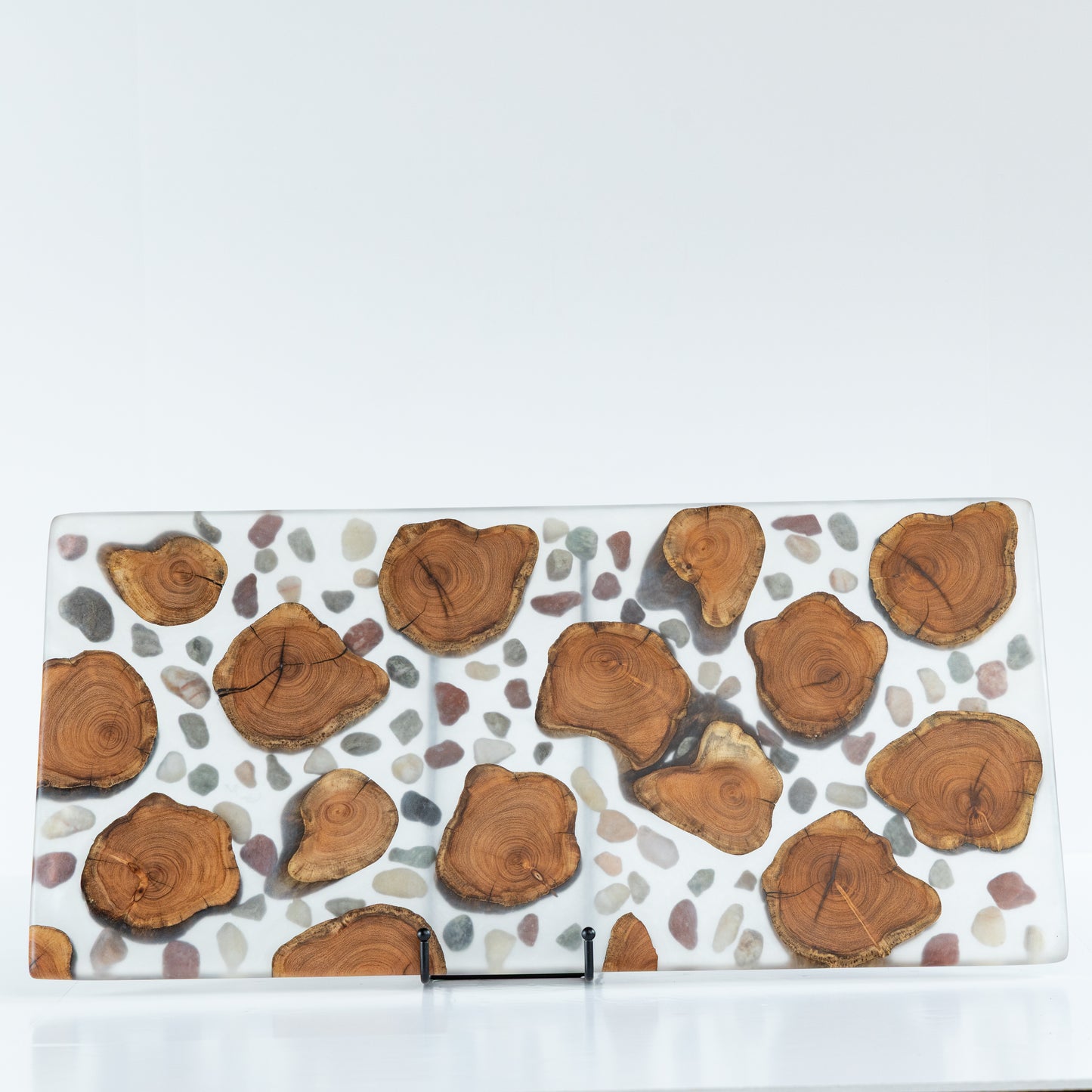 Charcuterie Board with Wood and Stone