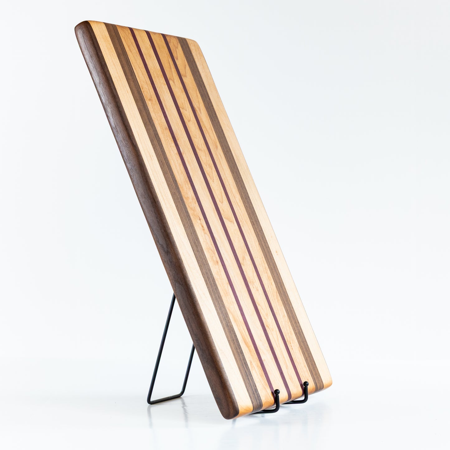 Large Maple, Walnut & Purpleheart Cutting Board