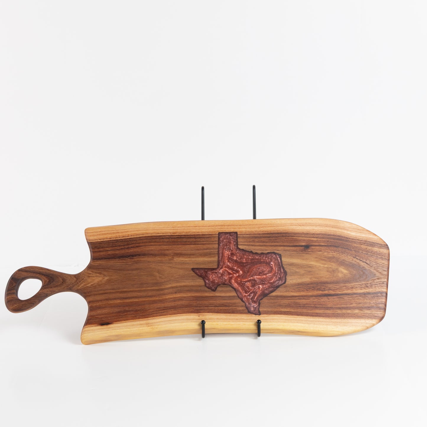 Willow Acacia Serving Board - with Texas!