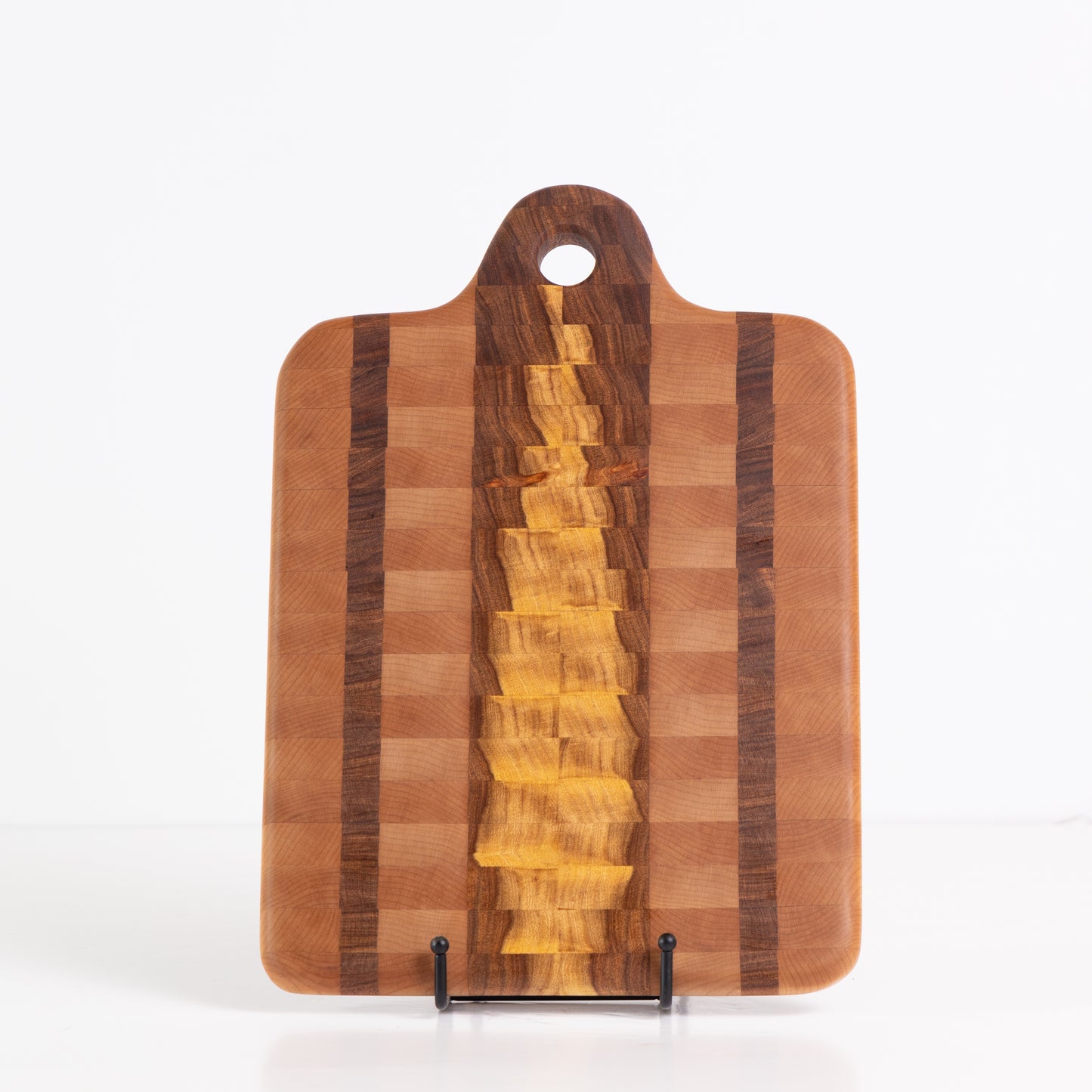 Hard Maple and Willow Acacia End-Grain Cutting Board