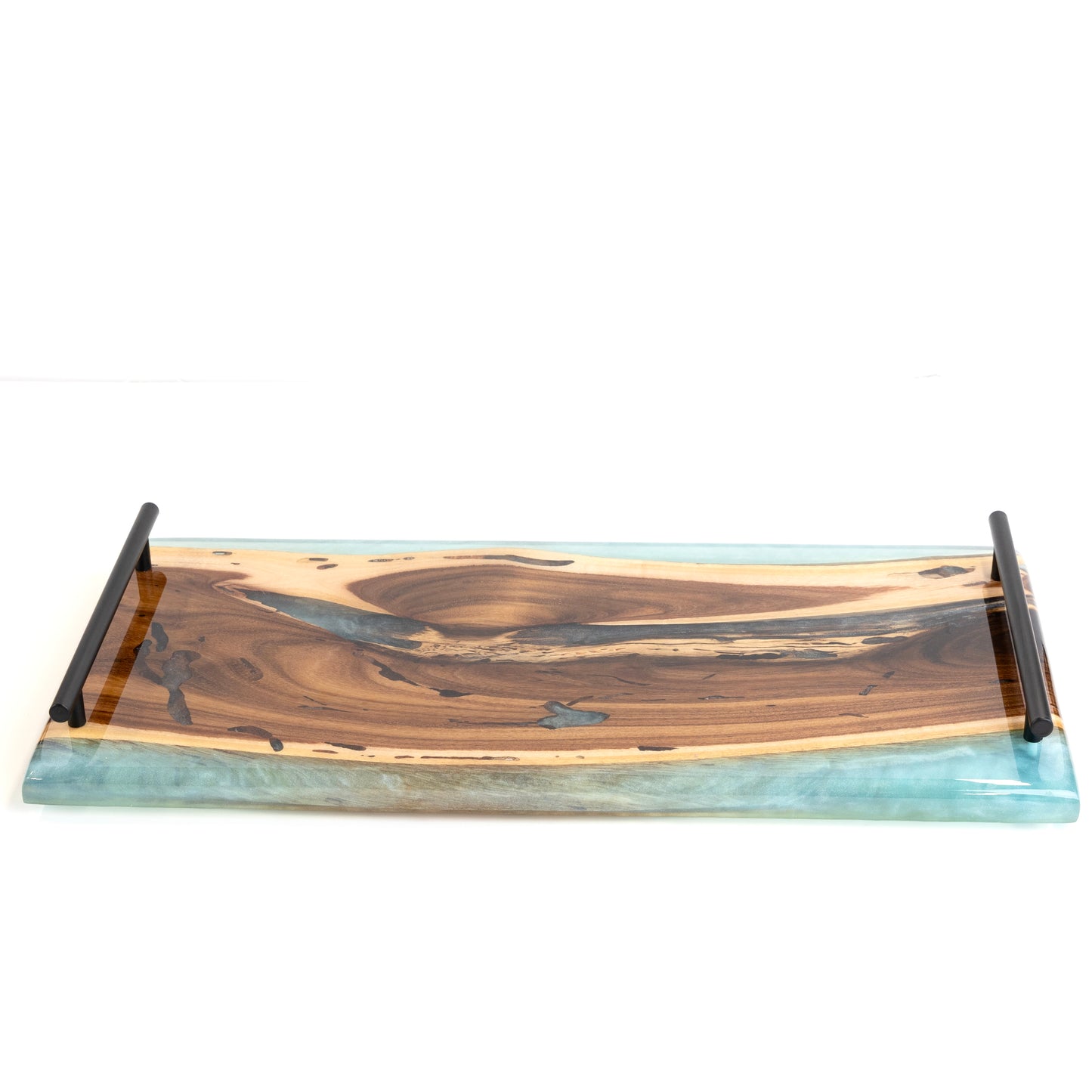 One-Of-A-Kind Worm Eaten Willow Acacia Serving Board