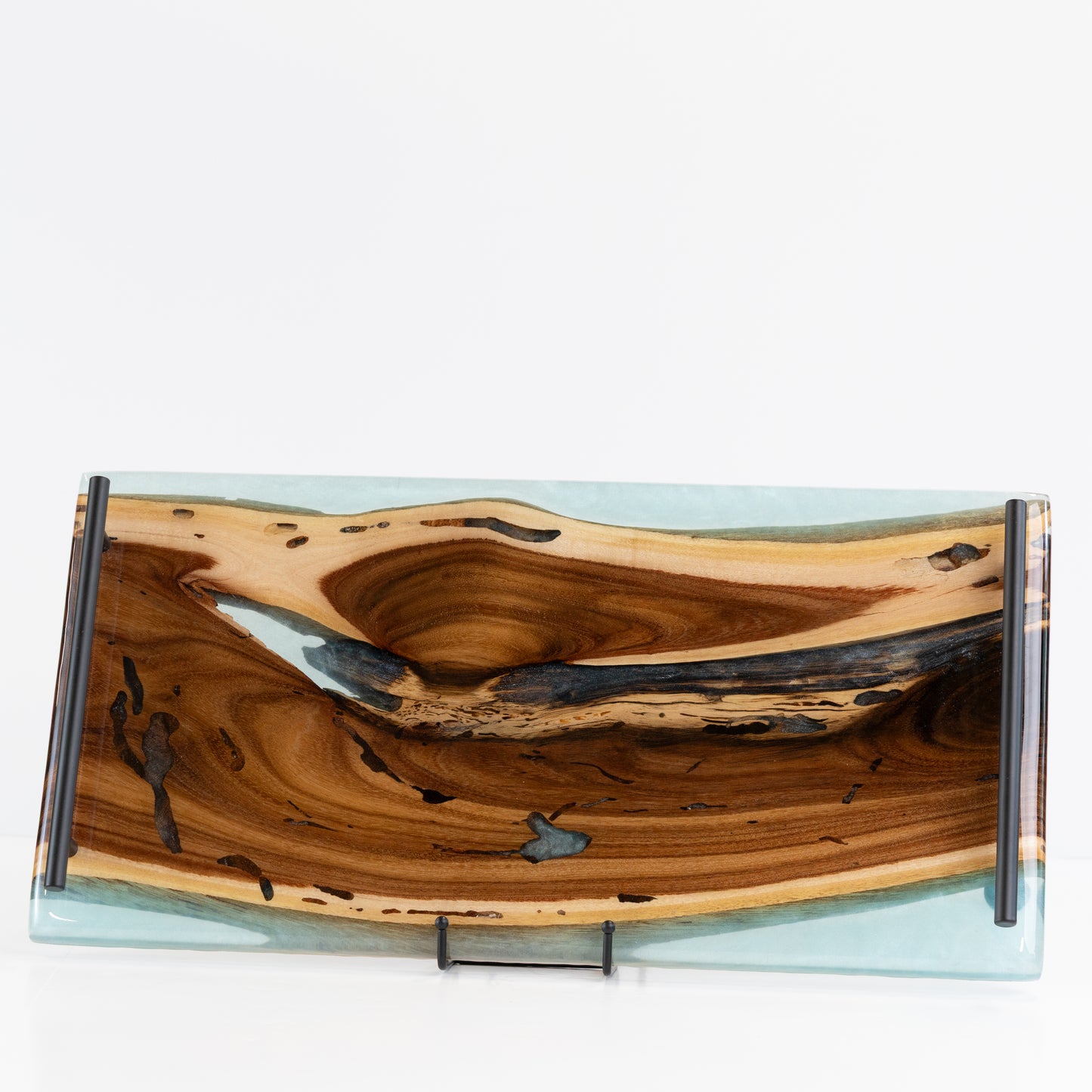 One-Of-A-Kind Worm Eaten Willow Acacia Serving Board