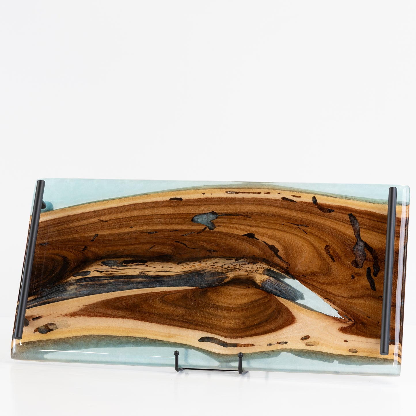 One-Of-A-Kind Worm Eaten Willow Acacia Serving Board