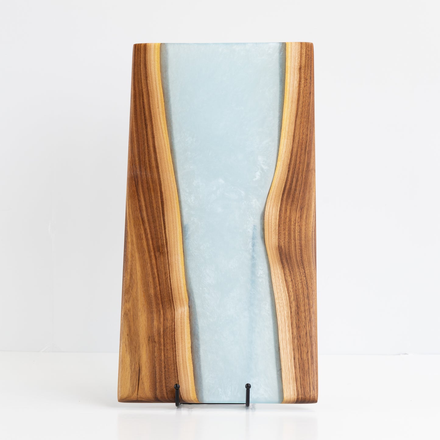Willow Acacia Serving Board - Icy Blue