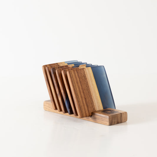 Willow Acacia Coasters - Royal Blue