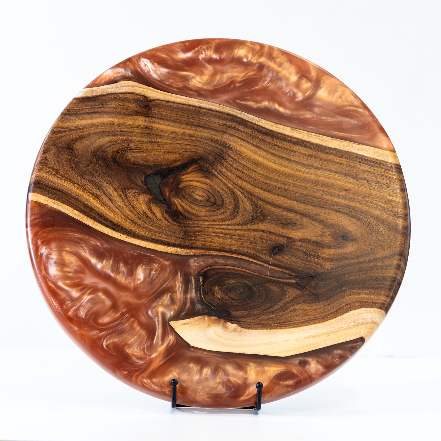 Willow Acacia Lazy Susan - Coppertone