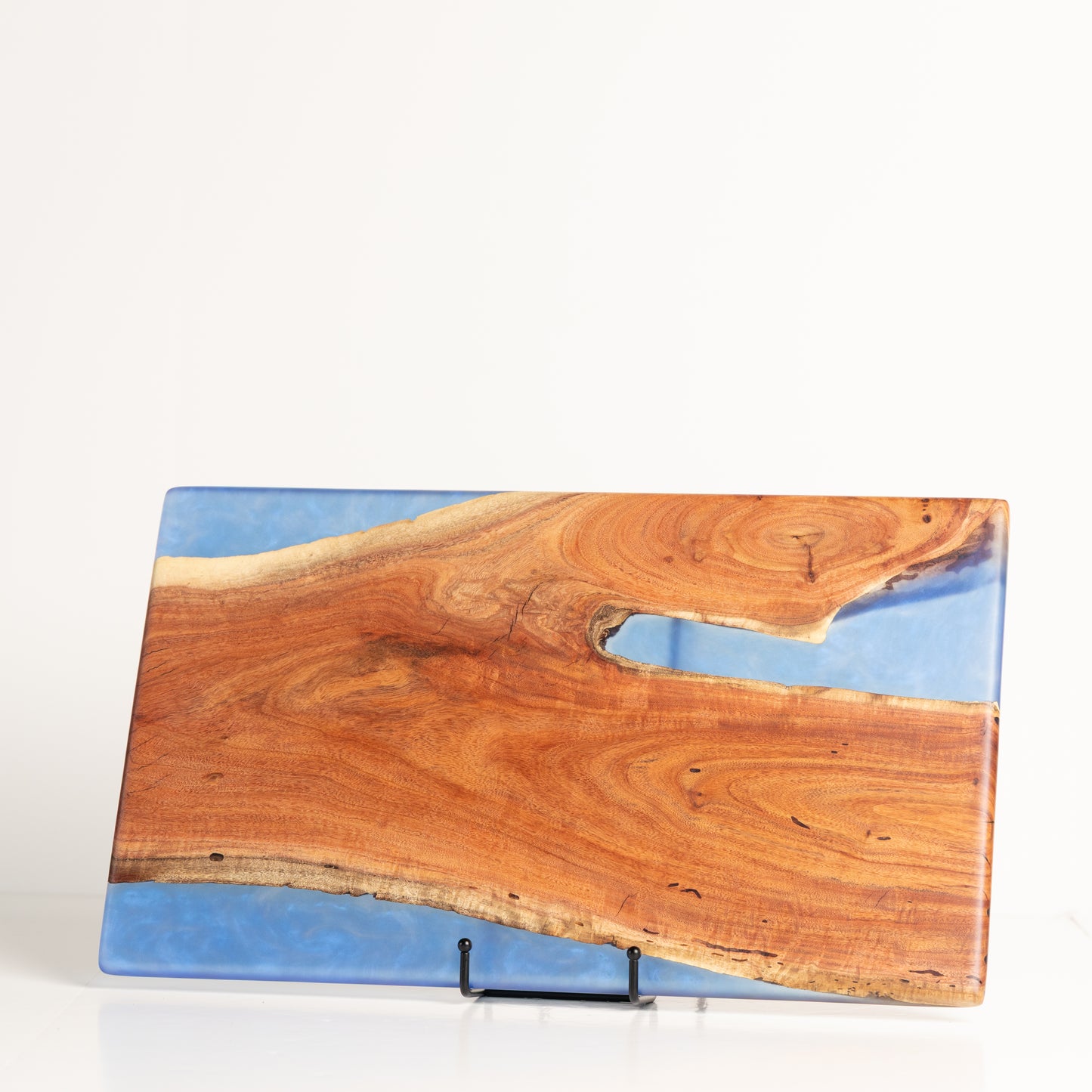 Carob Forked Serving Board - Rich Blue