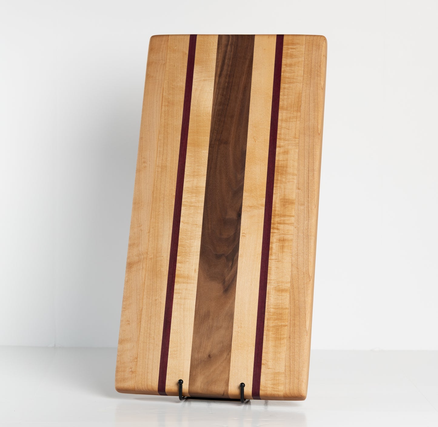 Large Maple, Walnut & Purpleheart Cutting Board