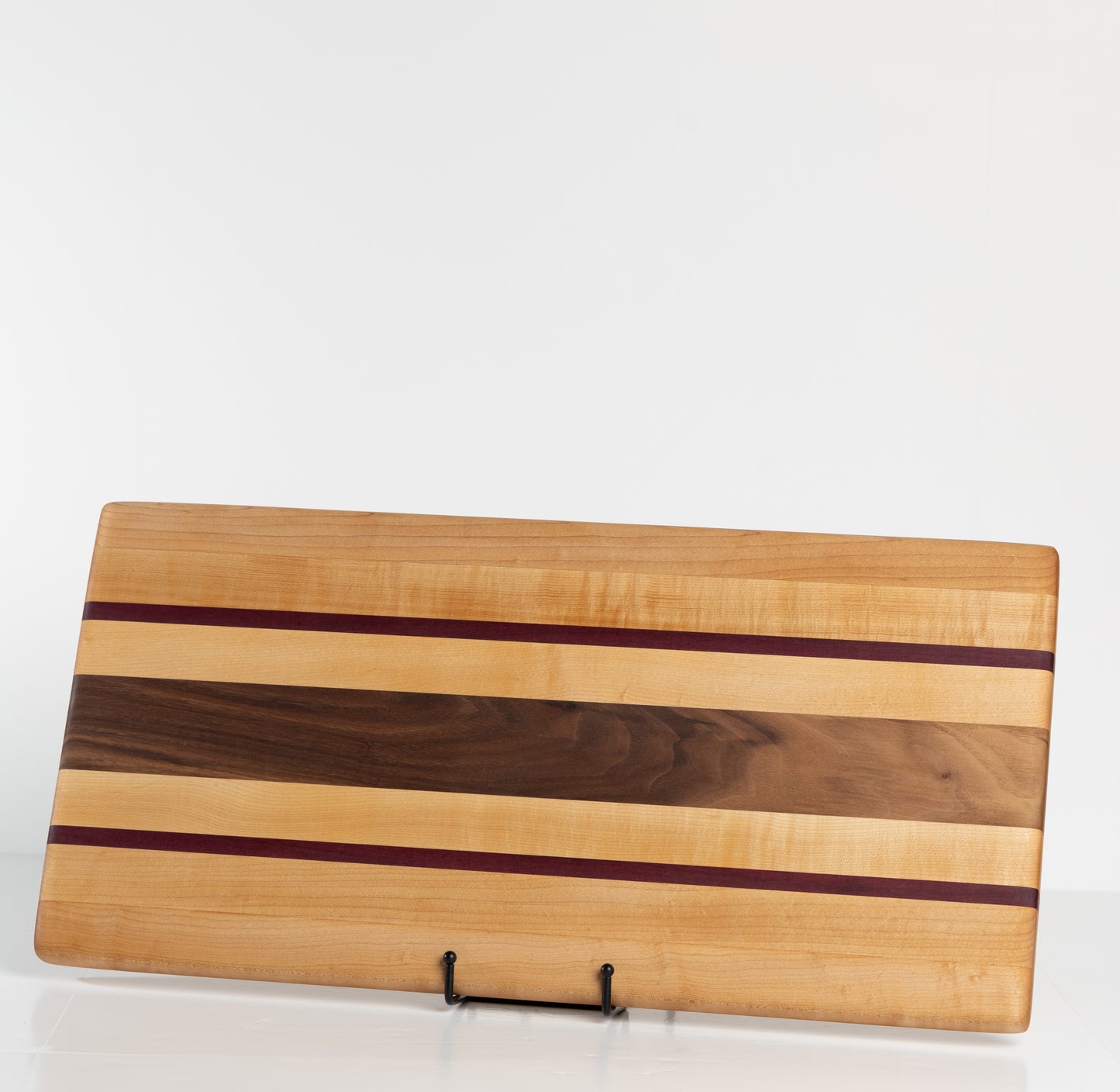 Large Maple, Walnut & Purpleheart Cutting Board