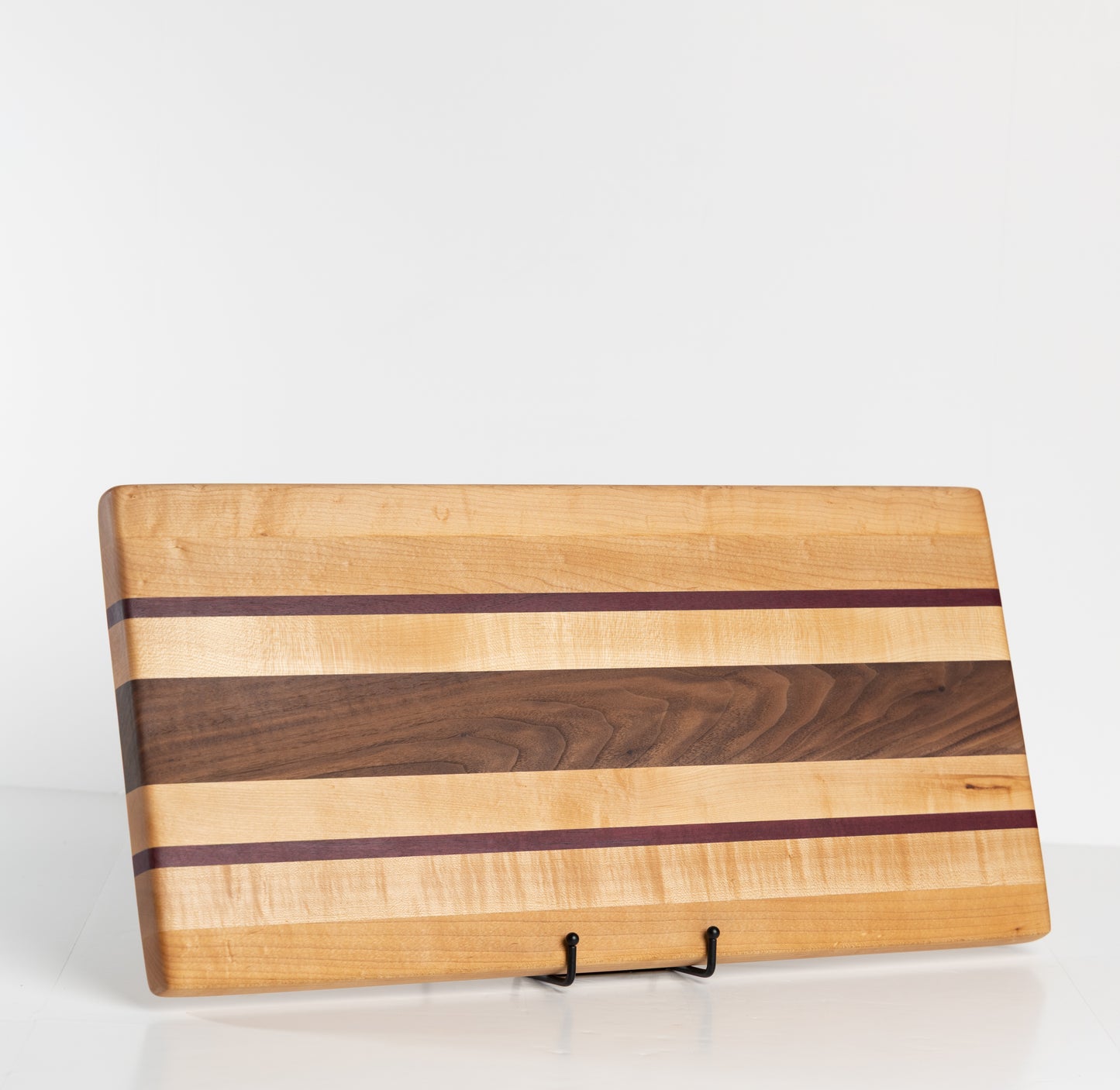 Large Maple, Walnut & Purpleheart Cutting Board