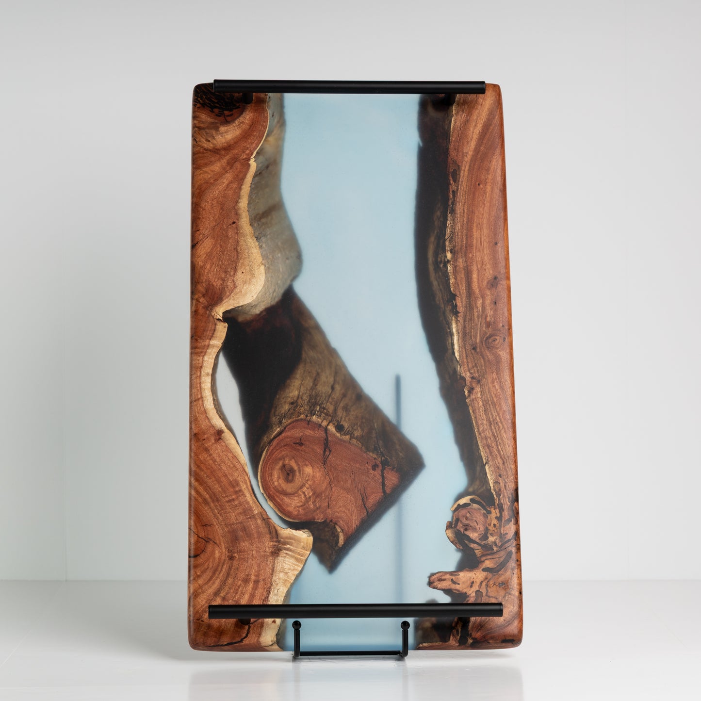 Carob Wood Serving board with handles