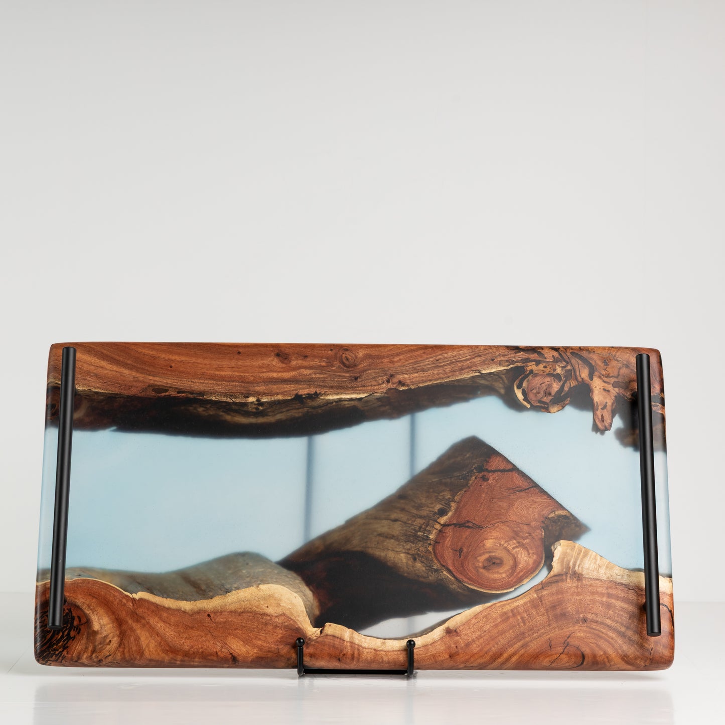 Carob Wood Serving board with handles