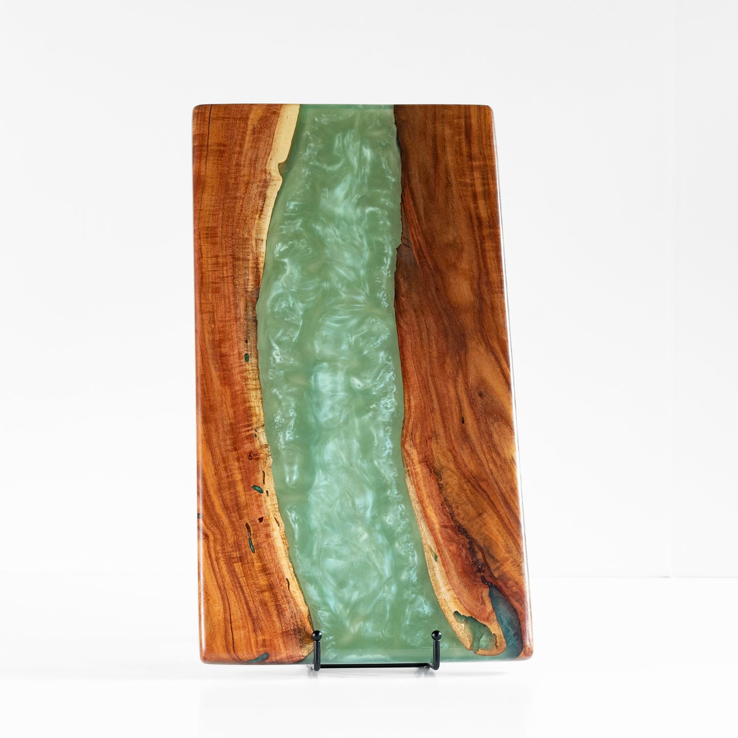 *SOLD* Carob Wood Charcuterie Board - Green