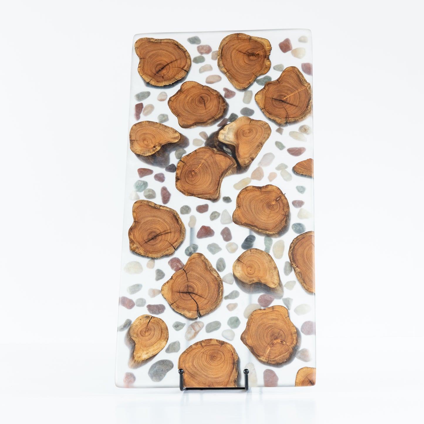Charcuterie Board with Wood and Stone