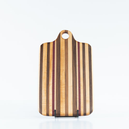 Maple, Walnut & Purpleheart Cutting Board