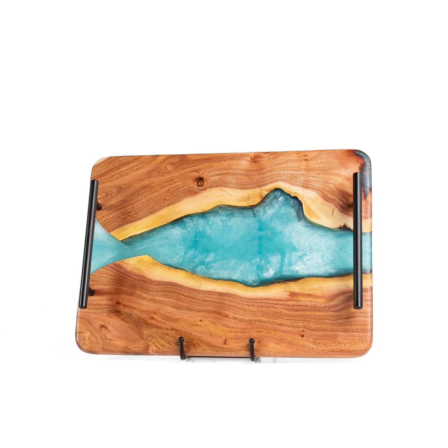 Carob Wood Charcuterie Board - Sea-Blue